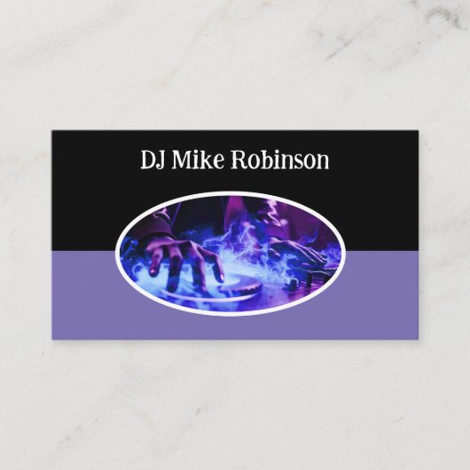 Music クール DJ名刺 名刺 (正面)