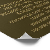 Music スタイリッシュ Store広告の ポスター (角)