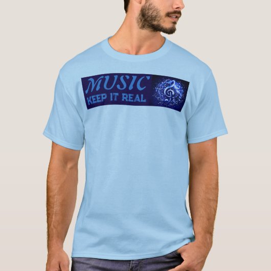 MUSIC - 本物にこだわる Tシャツ (正面)
