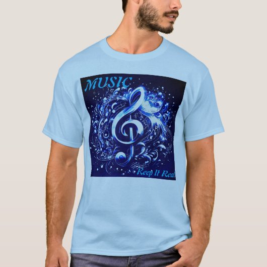 MUSIC - 本物にこだわる Tシャツ (正面)