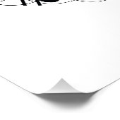 Music 王室の Note白黒の煙エフェクト ポスター (コーナー)