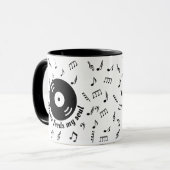 Music 食べ物を与え My Soul Vinyl Album 2 Mug マグカップ (正面左)