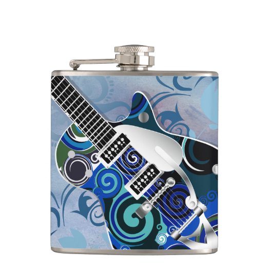 Music 11 Flaskのオ包まれたプション フラスク (正面)