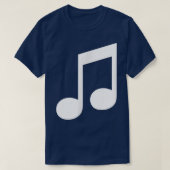 Music 8th Notes Tee Shirt Tシャツ (デザイン正面)