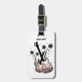 Music Addictラゲッジタグ ラゲッジタグ (正面縦)