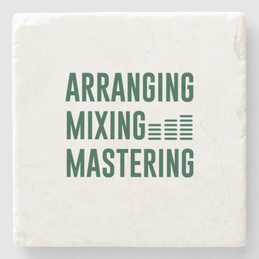 Music Arranging Mixing Mastering ストーンコースター (正面)