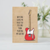 Music Art Nothing Gives Me A Better サンキューカード (スタンド正面)