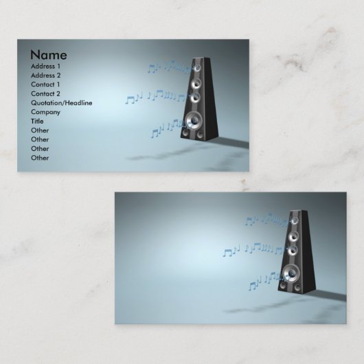 music_b 名刺 (正面/裏面)