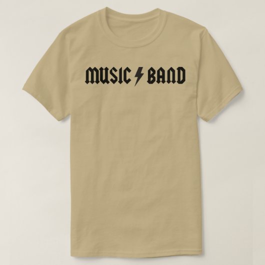 Music Band 30 Rock ACDC仲間の子供たちはどうやって過ごすか Tシャツ (デザイン正面)