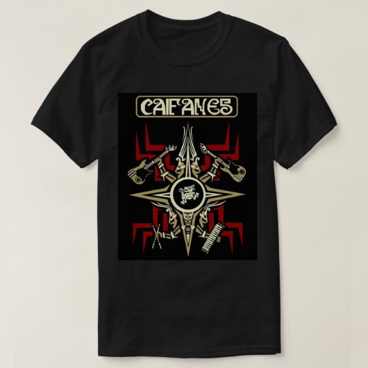 Music Band Caifanes Logo Pop Rock Classic T-Shirt Tシャツ (デザイン正面)