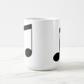 Music Beamノート コーヒーマグカップ (中央)