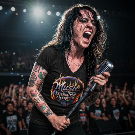 Music Because Psychiatrists Are Expensive  Tシャツ