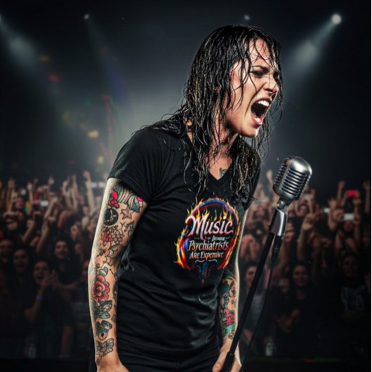 Music Because Psychiatrists Are Expensive  Tシャツ