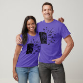 Music bo with loud music showing music friends tシャツ (ユニセックス)