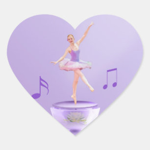 Music Box Ballerinaカスタマイズ ハートシール