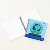 Music Boy, Happy Octopus DJパーティー ノートブック (内部)