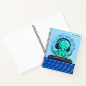 Music Boy, Happy Octopus DJパーティー ノートブック (内部)