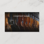 MUSIC BUSINESS CARD TEMPLATE 名刺 (正面)