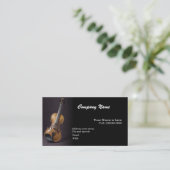 MUSIC BUSINESS CARD TEMPLATE 名刺 (スタンド正面)