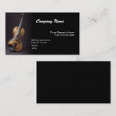 MUSIC BUSINESS CARD TEMPLATE 名刺 (正面/裏面)