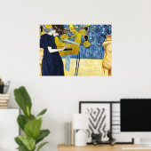 Music by Gustavクリムト ポスター (ホームオフィス)