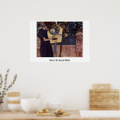 Music By Gustavクリムト ポスター (キッチン)