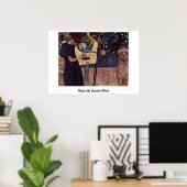 Music By Gustavクリムト ポスター (ホームオフィス)