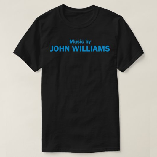 Music By John Williams Tシャツ (デザイン正面)