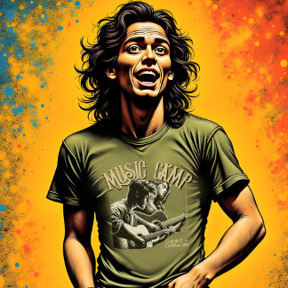 Music Camp Connect Collaborate Tシャツ