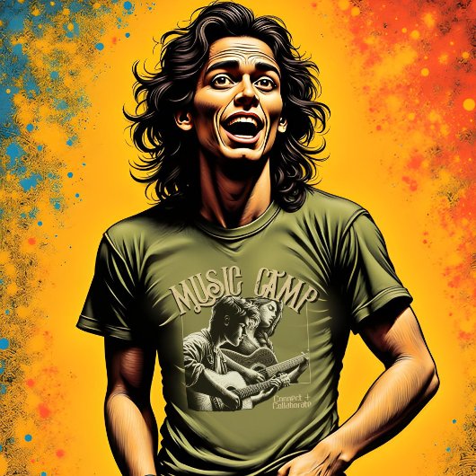 Music Camp Connect Collaborate Tシャツ