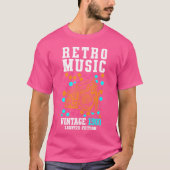 Music Cassette Year Audio girl Tシャツ (正面)