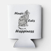 Music Cats Happiness -猫好きミュージシャン 缶クーラー (裏面)