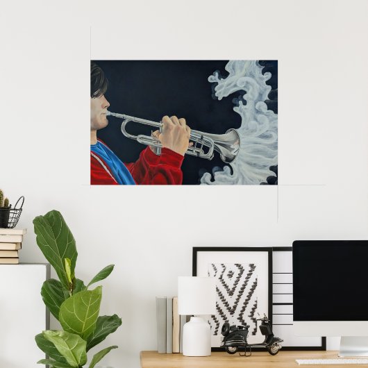 Music Challenges the Darkness ポスター (ホームオフィス)