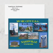 MUSIC CITY USA ポストカード (正面/裏面)