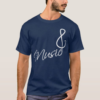 Music Clef Note French Violinreble Musical Sound g Tシャツ
