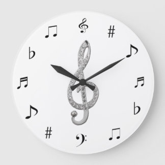 Music Clock ラージ壁時計