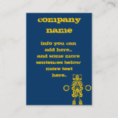 Music Company企業収益カード 名刺 (裏面)