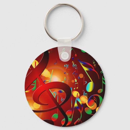 Music Destiny Song & Dance Notes楽器 キーホルダー (正面)