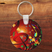 Music Destiny Song & Dance Notes楽器 キーホルダー (正面)