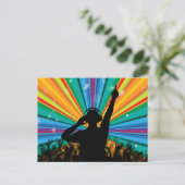 Music DJポストカード ポストカード (スタンド正面)