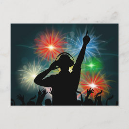 Music DJポストカード ポストカード