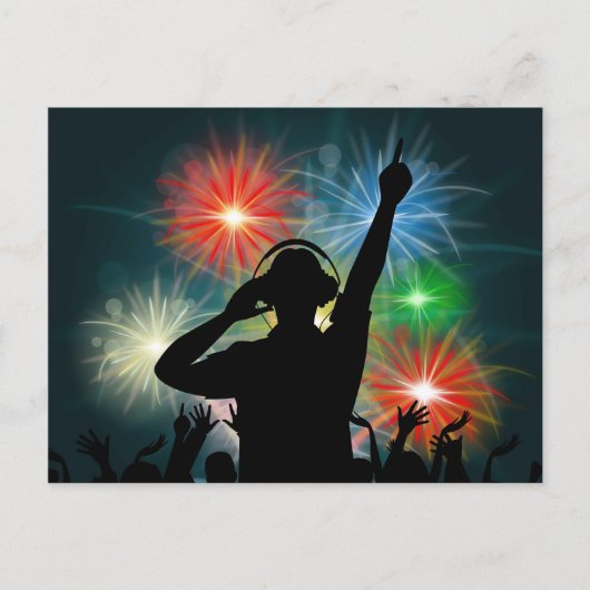 Music DJポストカード ポストカード (正面)