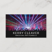 Music DJモダンパーティーコンサートスタイリッシュプランナー 名刺 (正面)