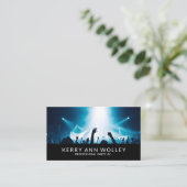 Music DJモダンパーティーコンサートスタイリッシュプランナー 名刺 (スタンド正面)