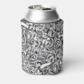 Music Doodlesヴィンテージの背景 缶クーラー (缶裏面)