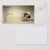 music_drums 名刺 (正面/裏面)