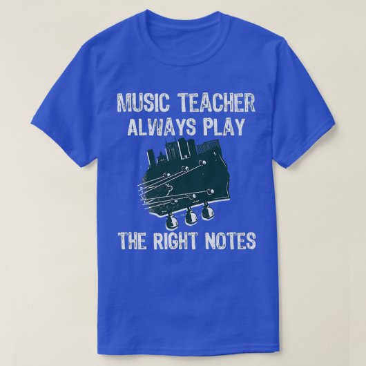 Music Education Funny For Guitar Music Teacher1824 Tシャツ (デザイン正面)