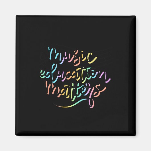Music Education Problems Music Teacher Appreciatio マグネット (正面)