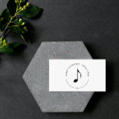 Music Eight Note Logo名刺 名刺