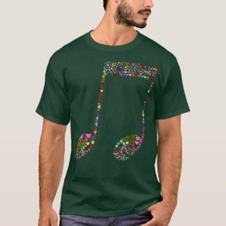 Music Equals Life Frequency Musicians Music Note18 Tシャツ